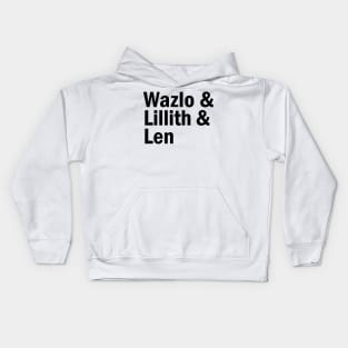 Party in Peril Season 2 Character Names Black Kids Hoodie